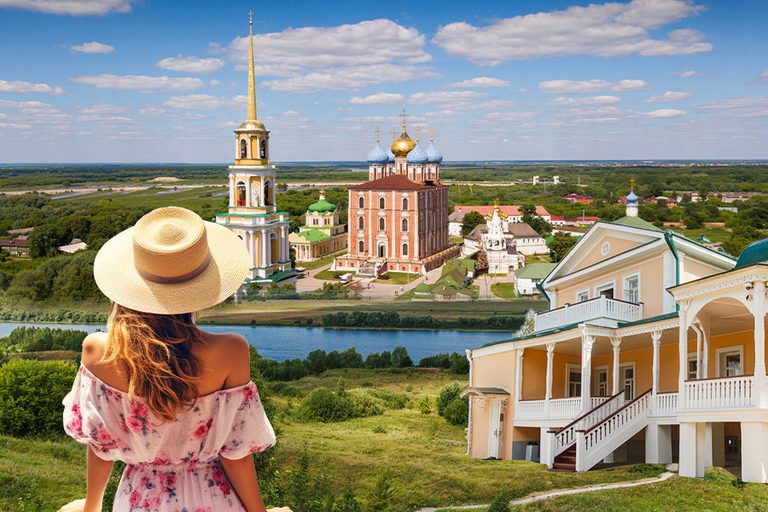 Вдоль реки Оки до реки Волги (Рязанский Кремль, музей С. А. Есенина в Константиново, усадьба купца Рукавишникова в Нижнем Новгороде, автобусный тур +ж/д или авиа, 3 дня)