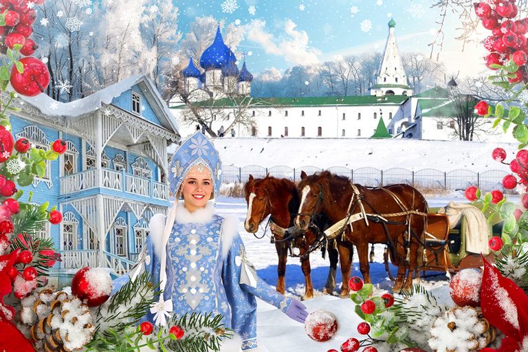 Ярмарка новогодних впечатлений от Суздаля до Плеса (дивное Новогодье в СПА-отеле Волга — узорчатый Суздаль — резиденция Снегурочки в усадьбе Островского — чарующий Плес